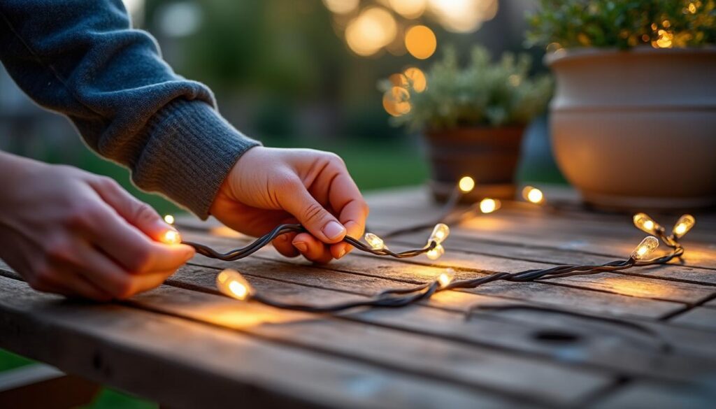 Guirlande lumineuse à branches souples : installation facile et déco personnalisée