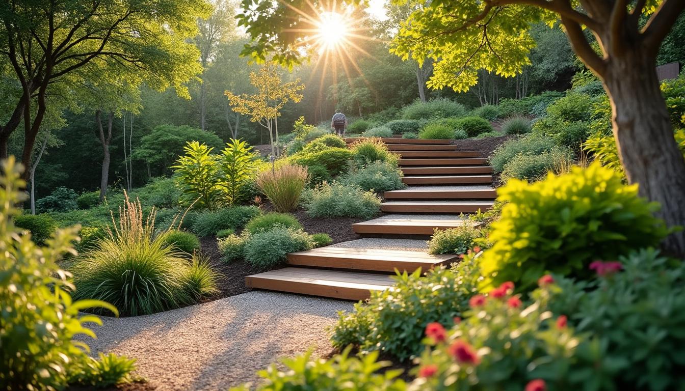 Illustration: Comment choisir la meilleure solution pour l’aménagement d’un jardin en pente