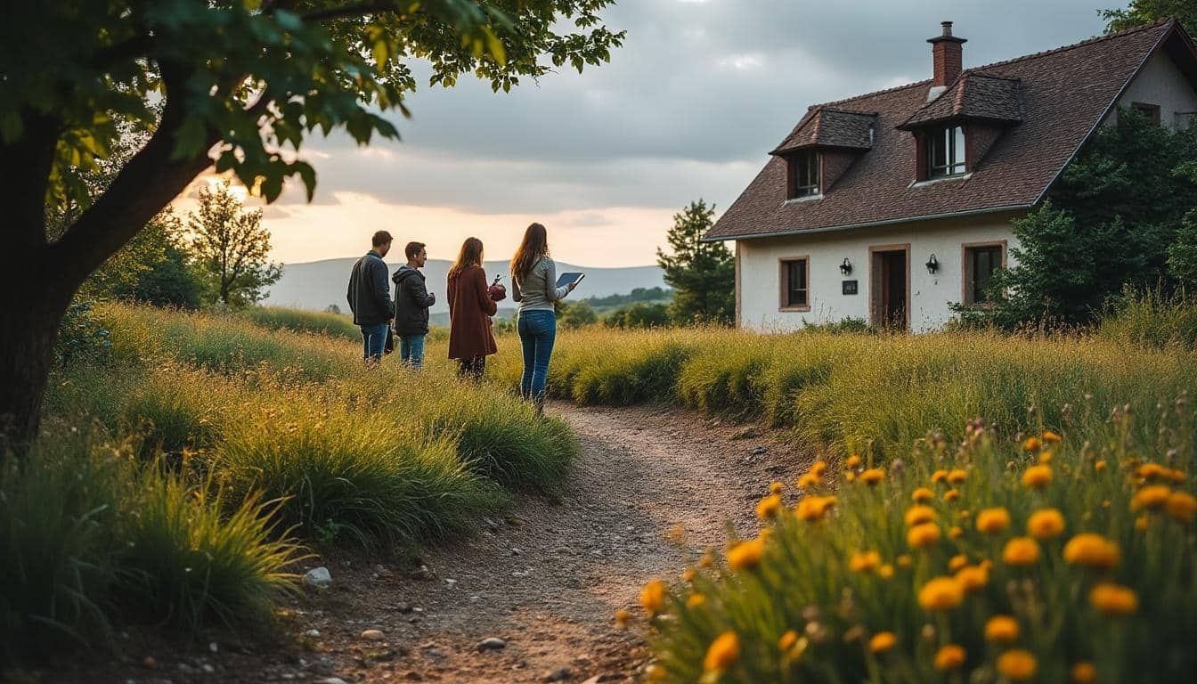 Illustration: Comprendre les particularités d’un terrain en pente devant une maison