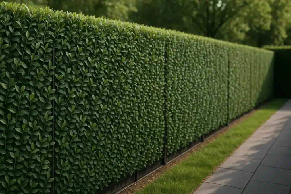 Les avantages des haies artificielles pour créer intimité et esthétique