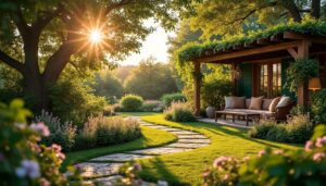 Aménagement du jardin rectangulaire : astuces pour un espace optimisé