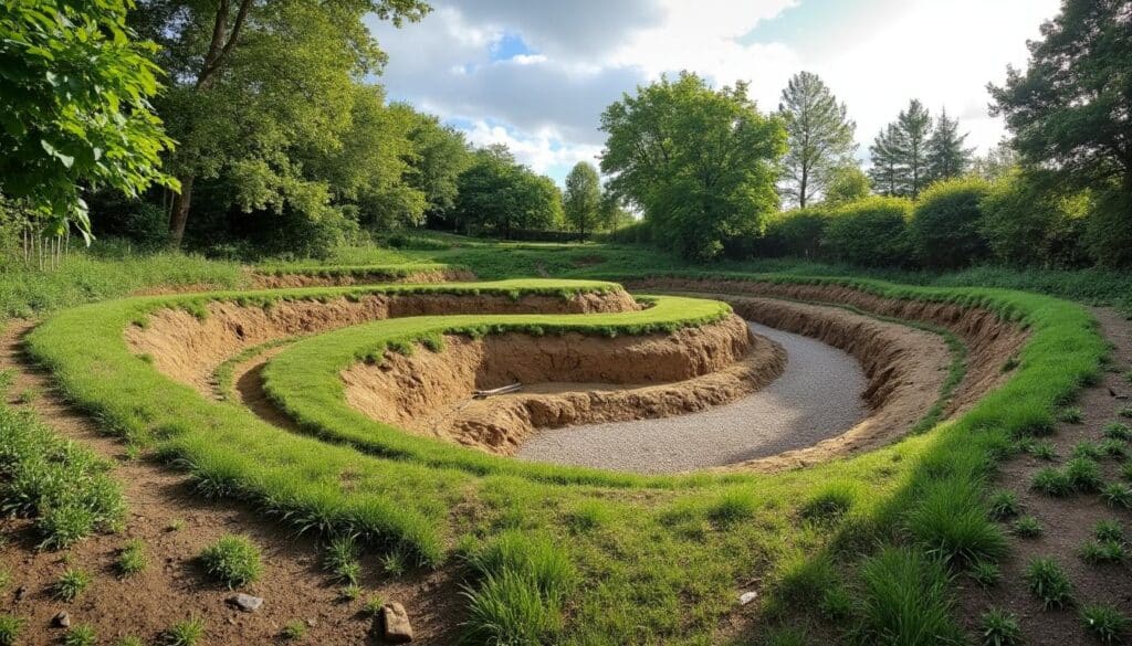Terrassement du jardin en pente avant après : guide complet