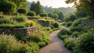 Aménager un jardin en pente : astuces pour un espace stable et esthétique