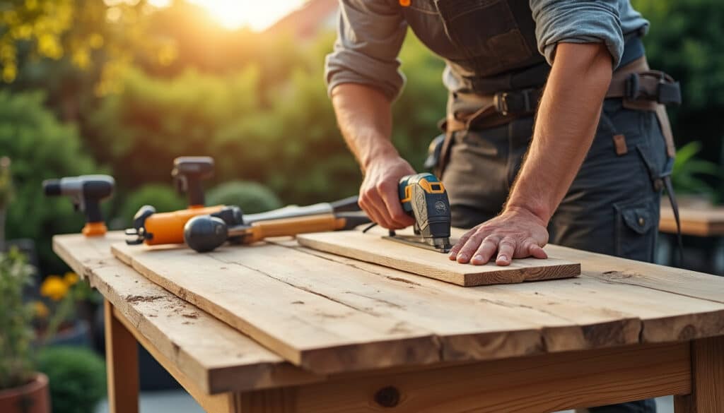 Fabriquer une table de jardin en bois : guide complet et pratique