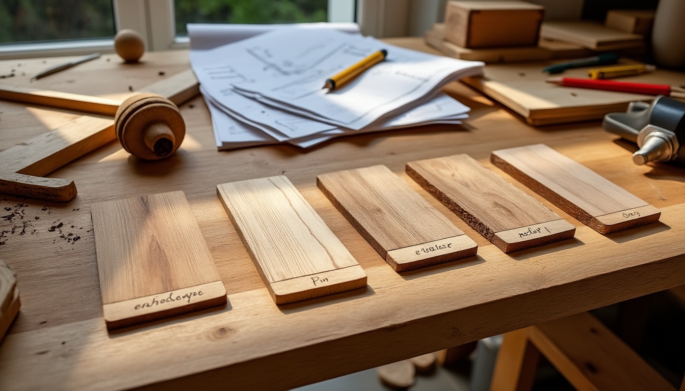 Illustration: Choisir le bois idéal pour construire une table : types et caractéristiques