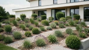 Aménager un talus pour stabiliser et planter en pente