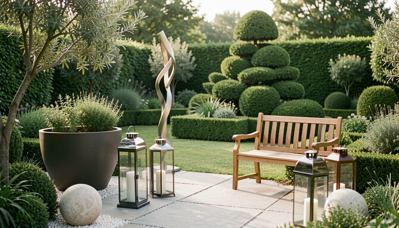 Objets décoratifs de jardin pour structurer l’extérieur