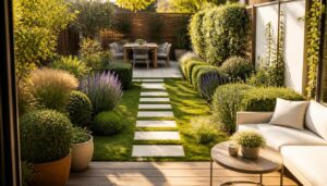 Aménager un petit jardin rectangulaire avec style