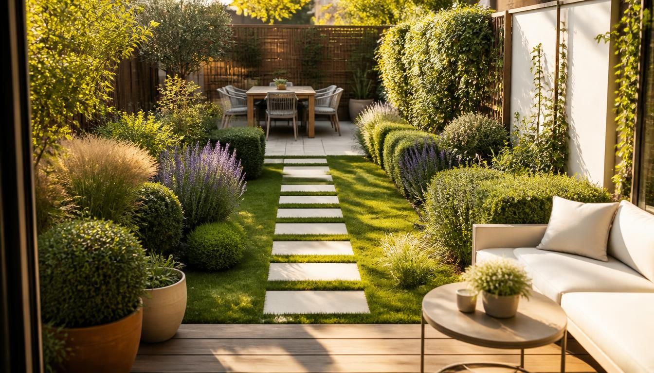 Aménager un petit jardin rectangulaire avec style